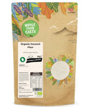 Organic Coconut Flour | GMO Free | Vegan | High Fibre - Wholefood Earth® - 5060470144326