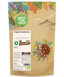 Organic Hazelnuts | Raw | GMO Free | Vegan | High Fibre - Wholefood Earth® - 5060470140762