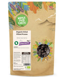 Organic Dried Pitted Prunes | GMO Free | Vegan | High Fibre - Wholefood Earth® - 5060470142971