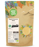 Organic Couscous White | Raw | GMO Free | Vegan - Wholefood Earth® - 5060470149888
