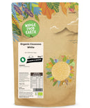 Organic Couscous White | Raw | GMO Free | Vegan - Wholefood Earth® - 5060470149925