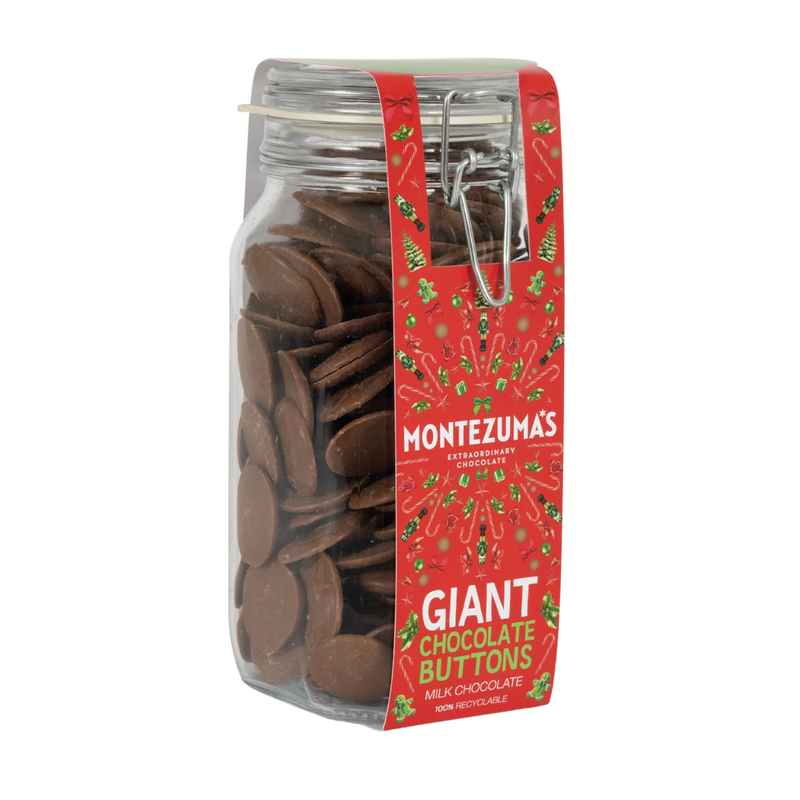 Giant Milk Chocolate Buttons Jar - Montezuma's - 900g