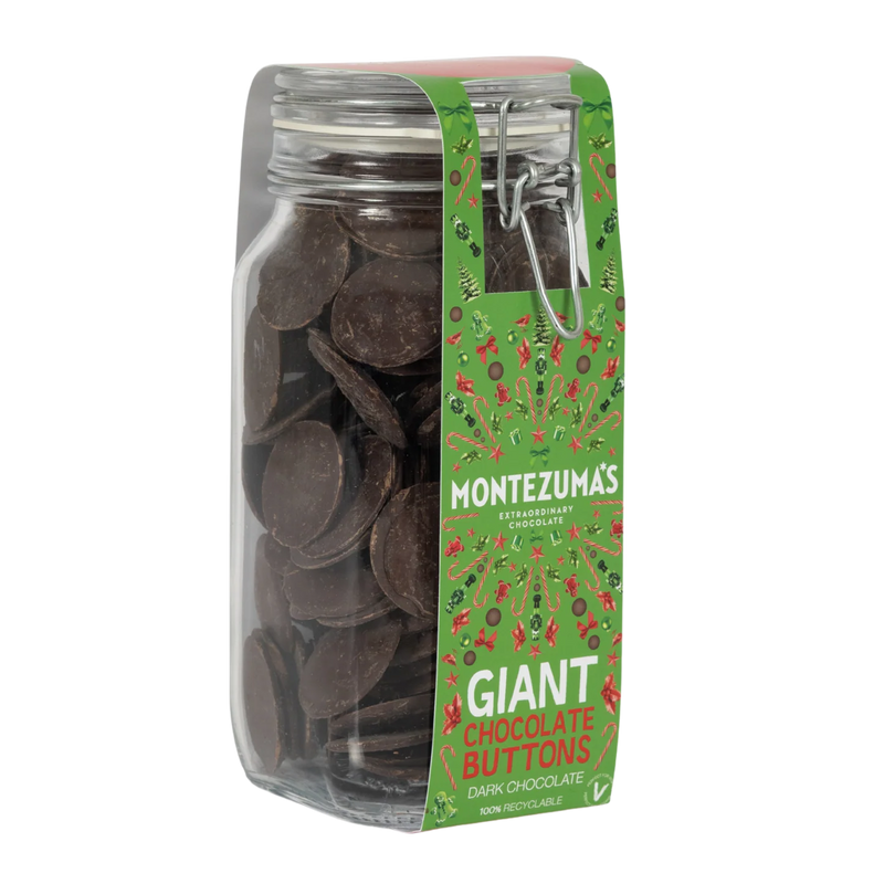 Giant Dark Chocolate Buttons Jar - Montezuma's - 900g
