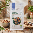 Whole Brazil Nuts — bowl and nutcracker