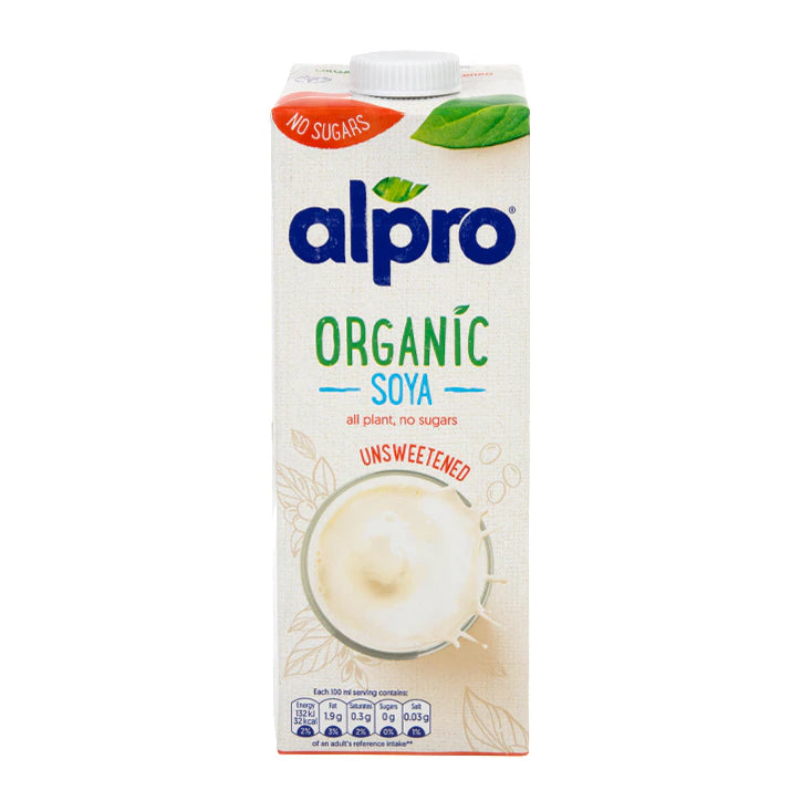 Organic Soya Milk Unsweetened - 1L - Alpro