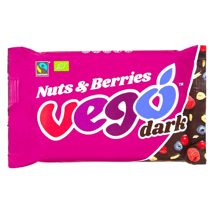 Dark Nuts & Berries Bar - 85g - Vego