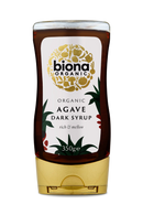 Organic Agave Dark Syrup Squeezy - 350g - Biona
