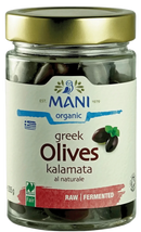 Organic Mani Greek Olives Kalamata - 205g
