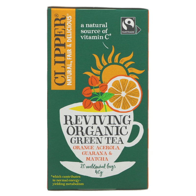 Organic Reviving Green Tea - 20 bags - Clipper