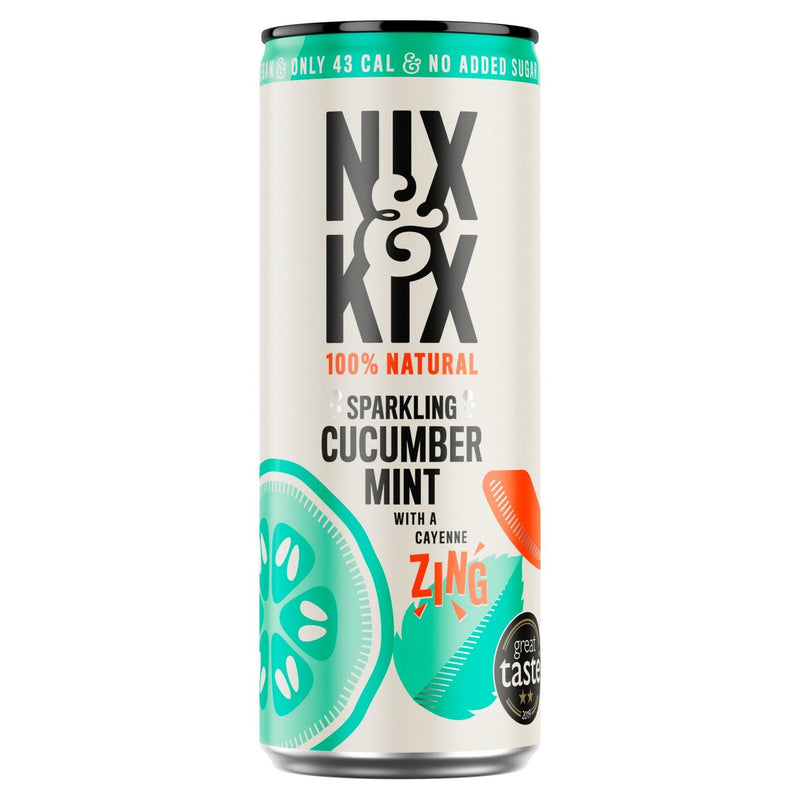 Sparkling Cucumber & Mint - Nix & Kix - 250ml