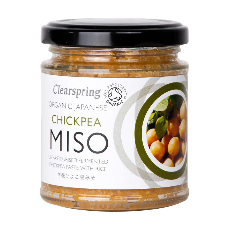 Organic Japanese Chickpea Miso (Unpasteurised) - 150g - Clearspring