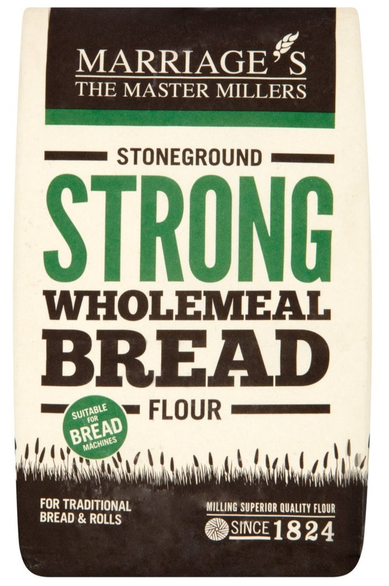 Organic Marriage's Strong Wholemeal Breadmaking Flour - 1kg