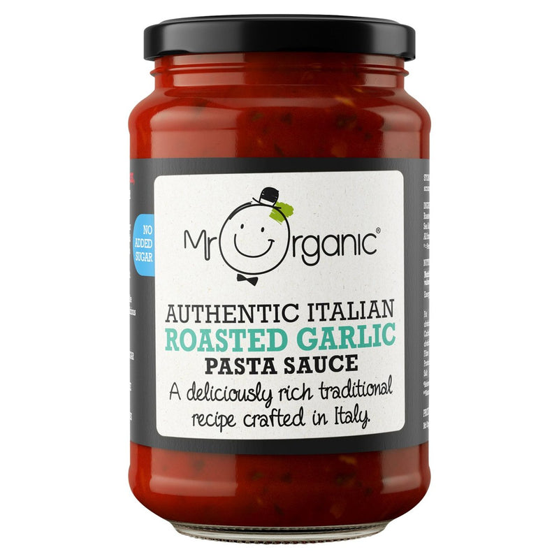 Organic Roasted Garlic Pasta Sauce - 350g - Mr Organic