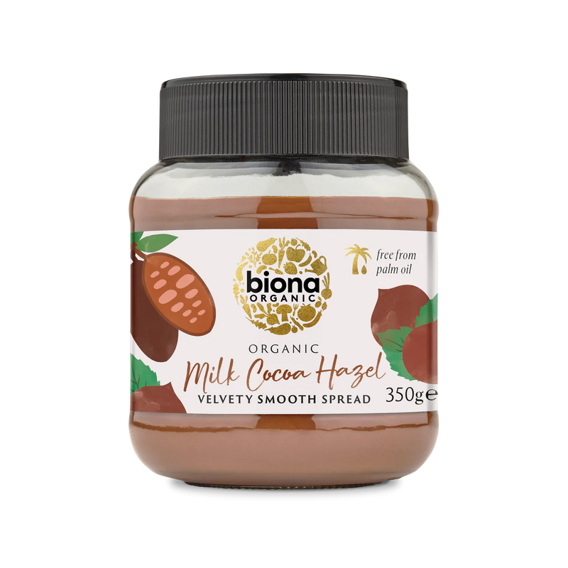 Organic Milk Cocoa Hazel Spread - Biona - 350g