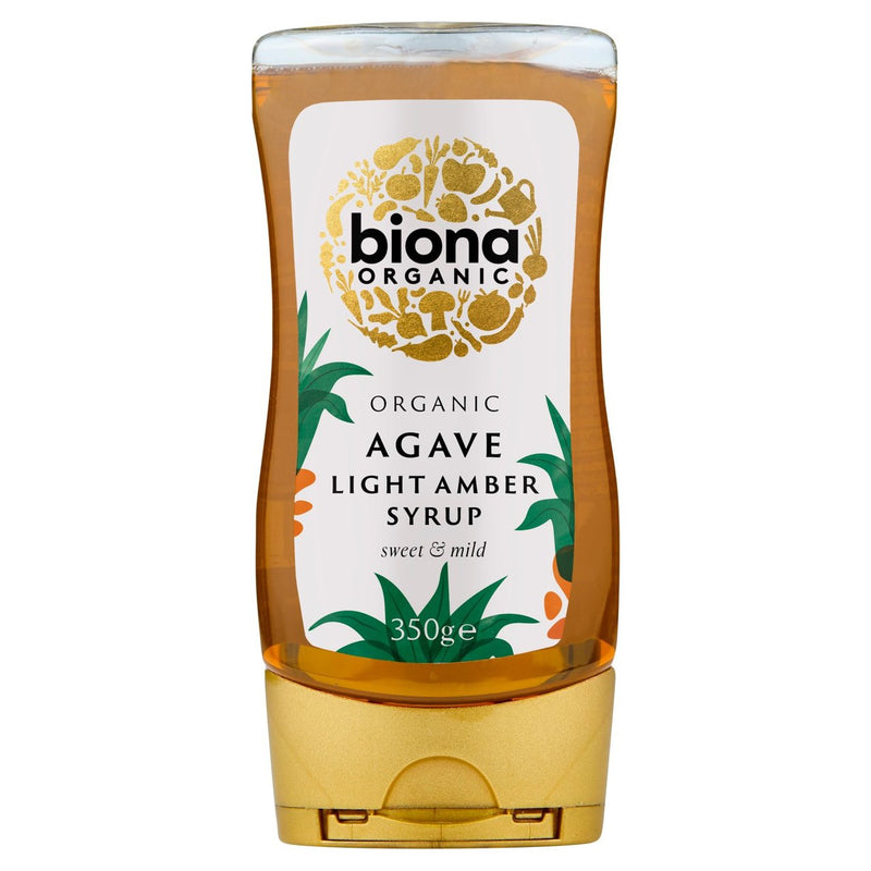 Organic Agave Light Syrup Squeezy - 350g - Biona