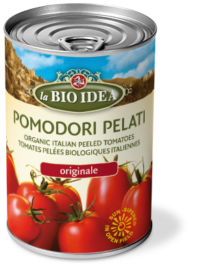 Organic Peeled Tomatoes - 400g - La Bio Idea