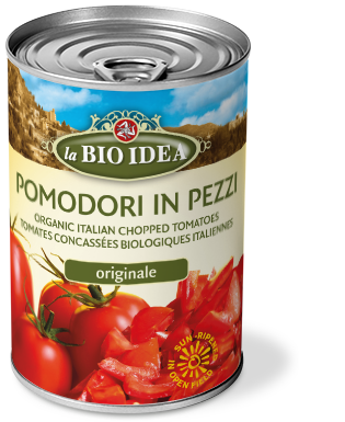 Organic Chopped Tomatoes - 400g - La Bio Idea