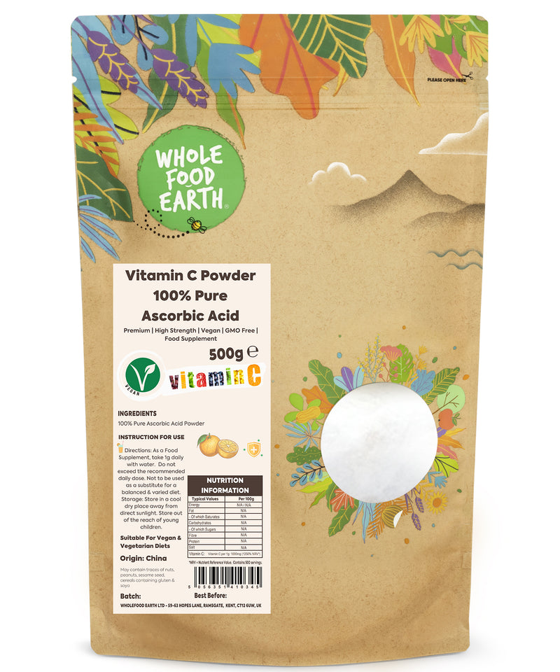 Vitamin C Powder (100% Pure Ascorbic Acid)