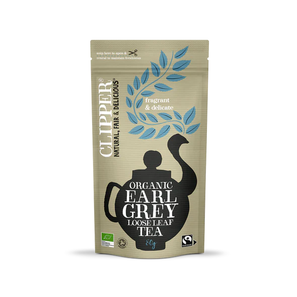 Organic Earl Grey Loose Leaf Tea - 80g - Clipper