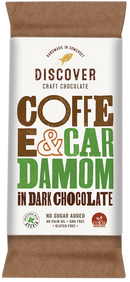 Coffee and Cardamom in Dark Chocolate - 50g - Discover Chocolate