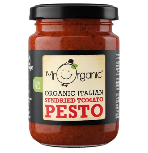 Organic Italian Sun Dried Tomato Pesto - 130g - Mr Organic