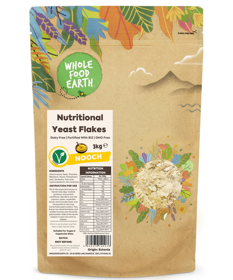 Nutritional Yeast Flakes (Nooch with B12)