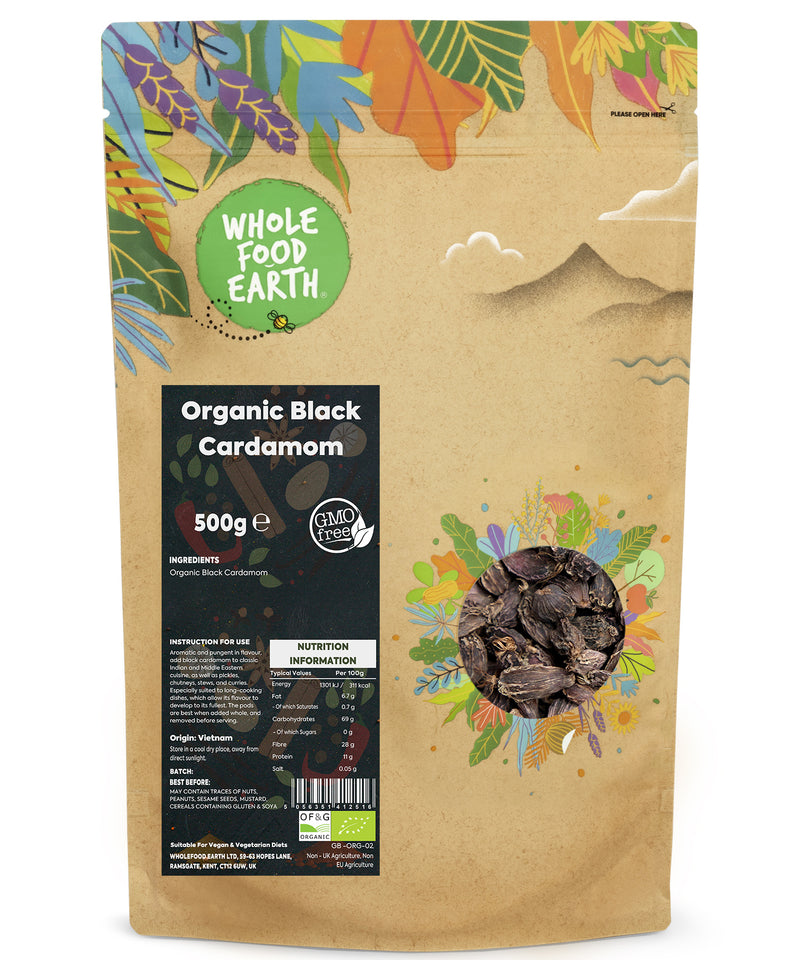 Organic Black Cardamom