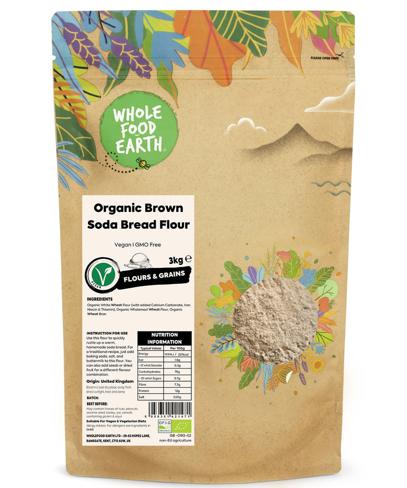 Organic Brown Soda Bread Flour