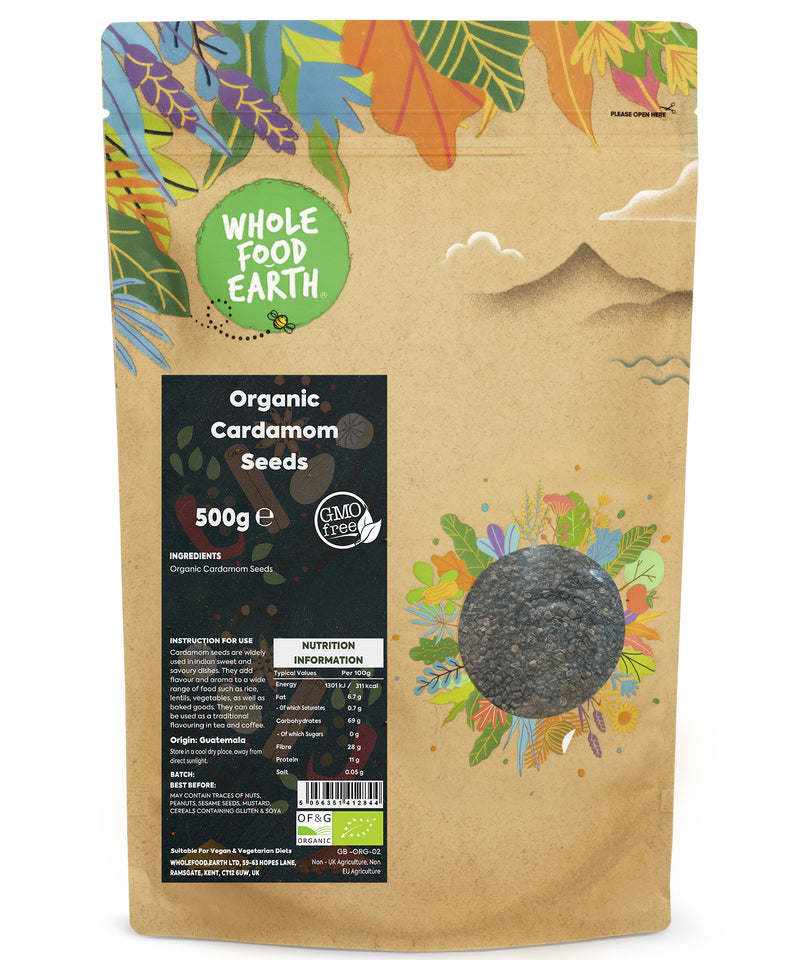Organic Black Cardamom Seeds
