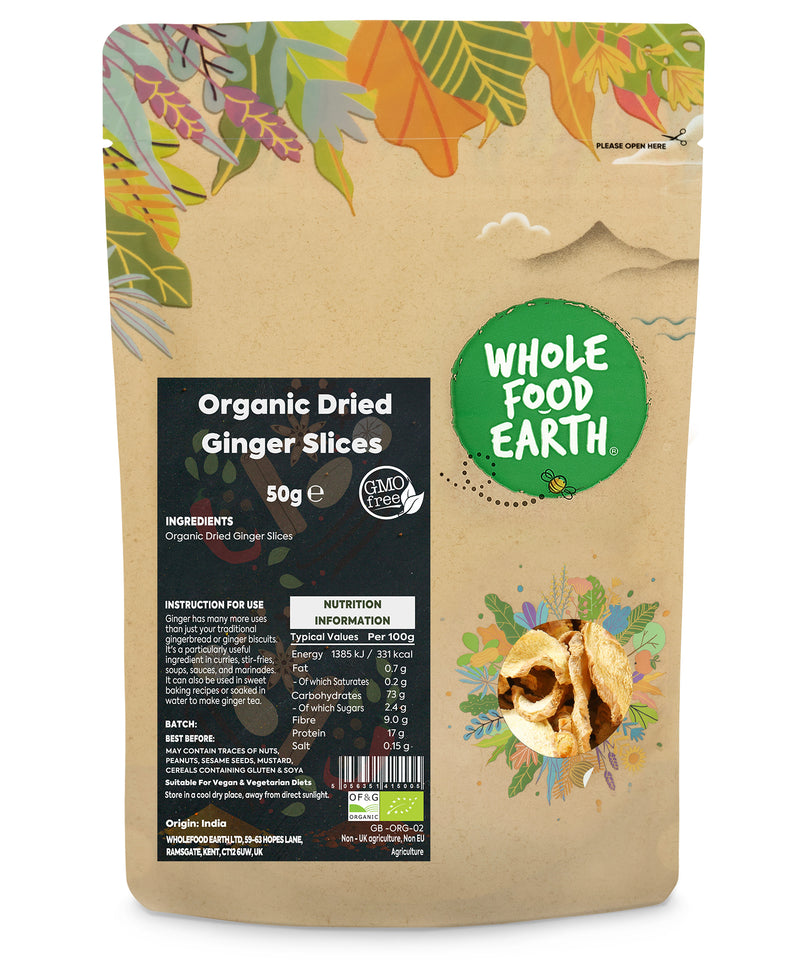 Organic Ginger Slices
