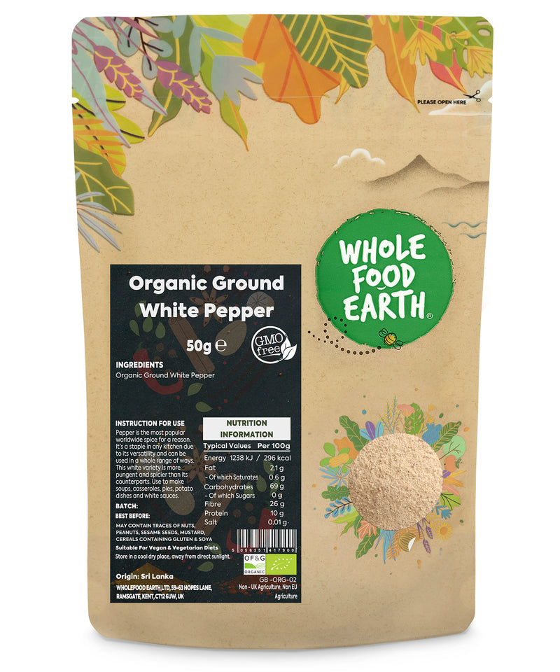 Organic Ground White Pepper