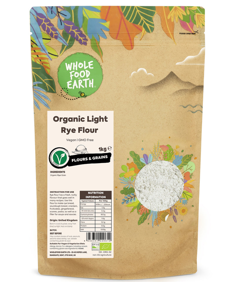 Organic Light Rye Flour