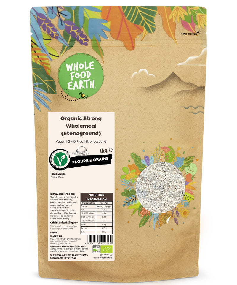 Organic Strong Stoneground Wholemeal