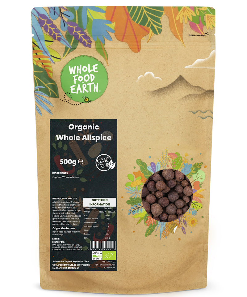 Organic Allspice Whole