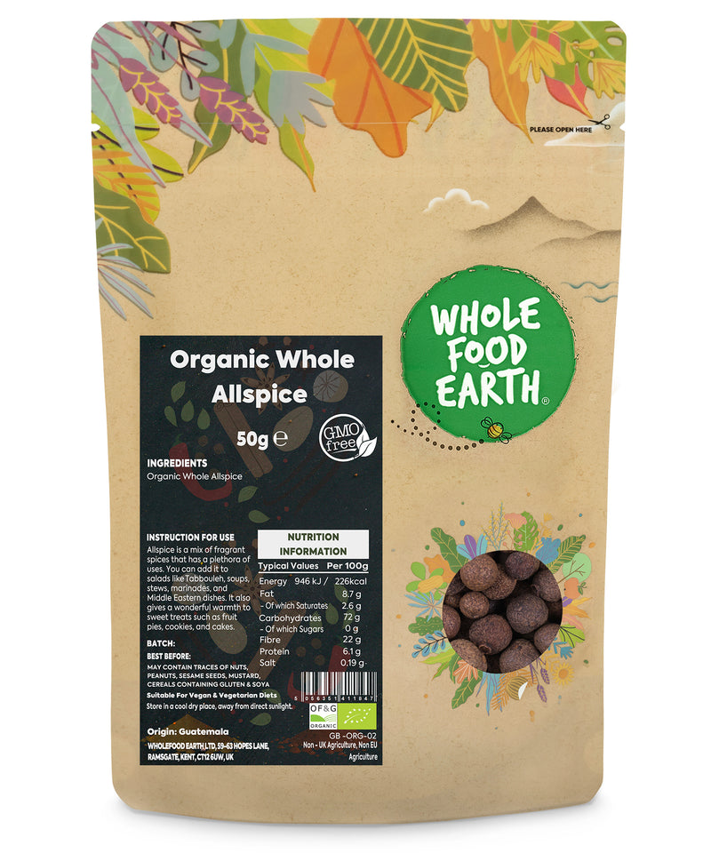 Organic Allspice Whole