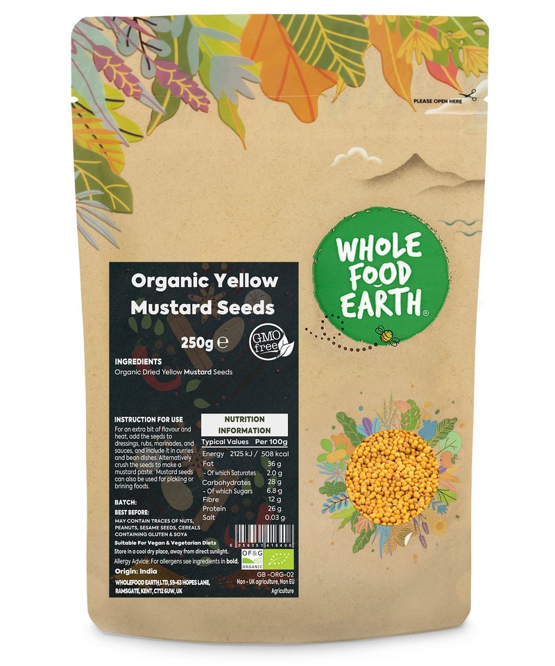 Organic Yellow Mustard Seeds