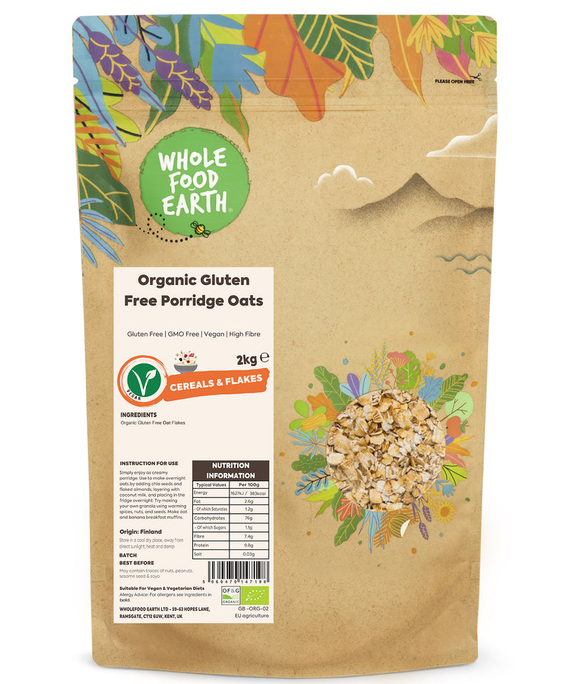 Organic Gluten Free Porridge Oats
