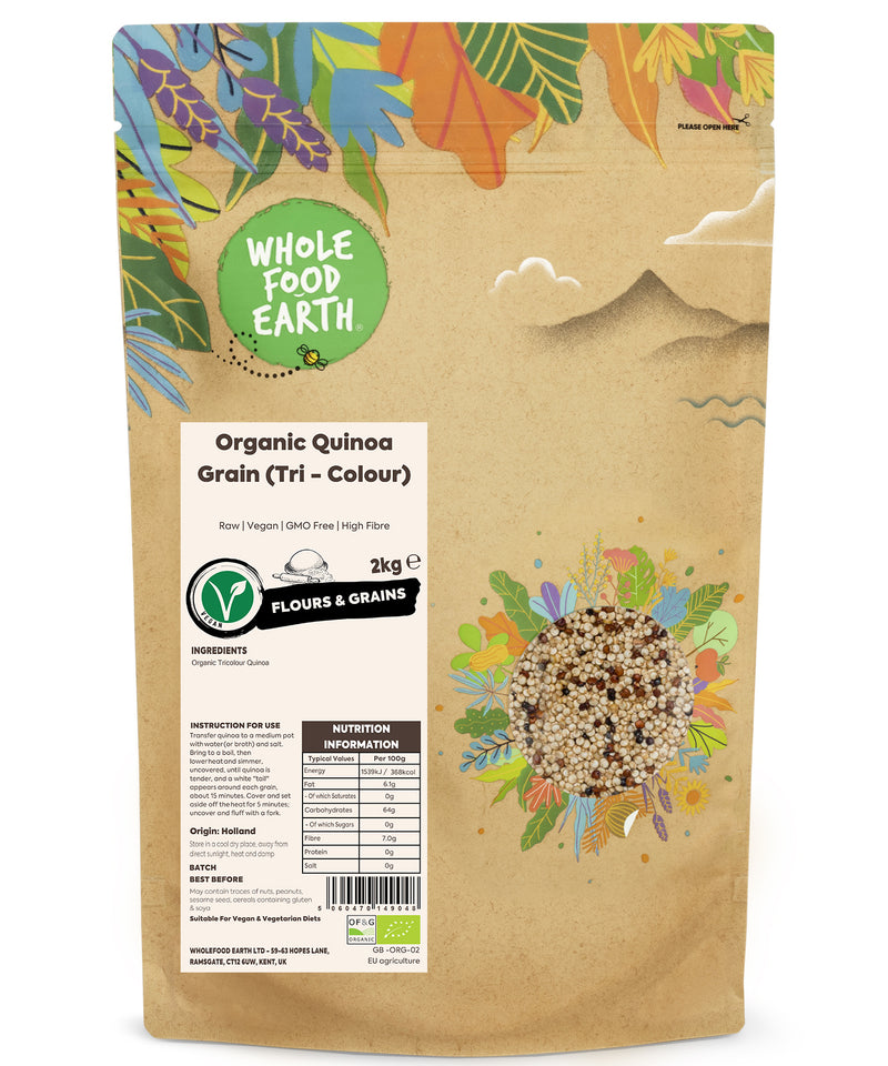 Organic Quinoa Grain (Tri - Colour)