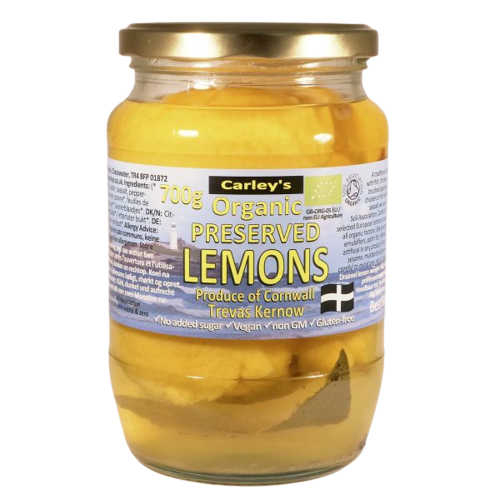 Organic Preserved Lemons - Carley's - 700g