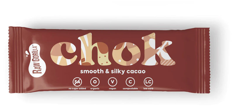Chok Smooth & Silky Cacao Bar - 35g - Raw Gorilla