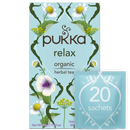 Organic Relax Tea - 20 Bags - Pukka