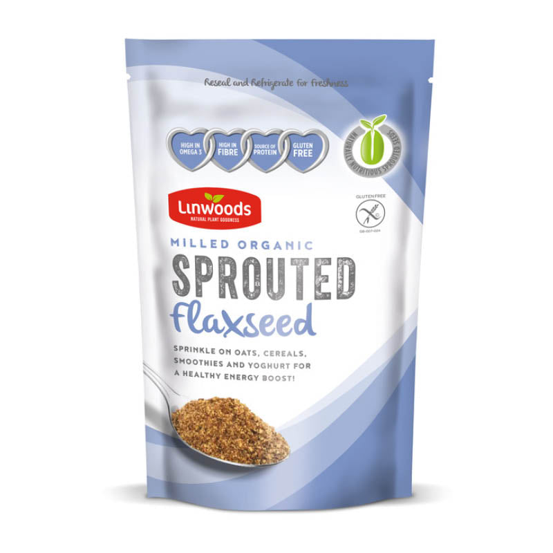 Organic Millled Sprouted Flaxseed - 360g - Linwoods
