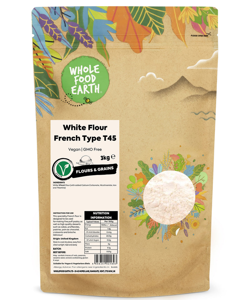 White Flour French Type T45