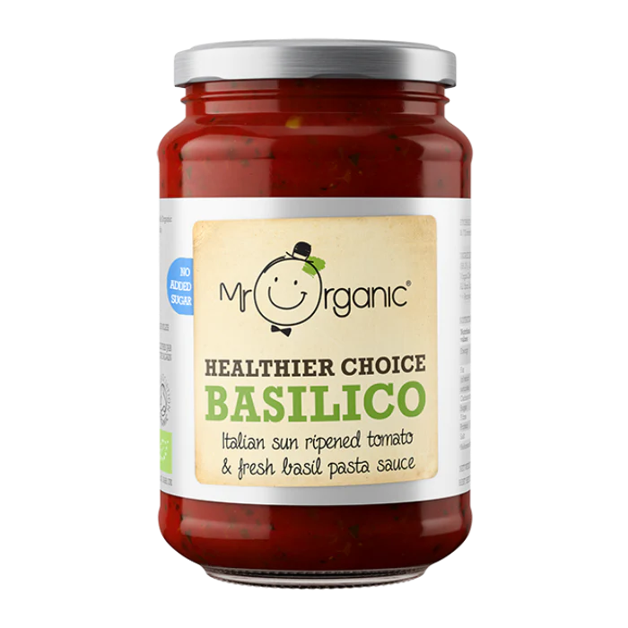Organic Basilico Pasta Sauce - 350g - Mr Organic
