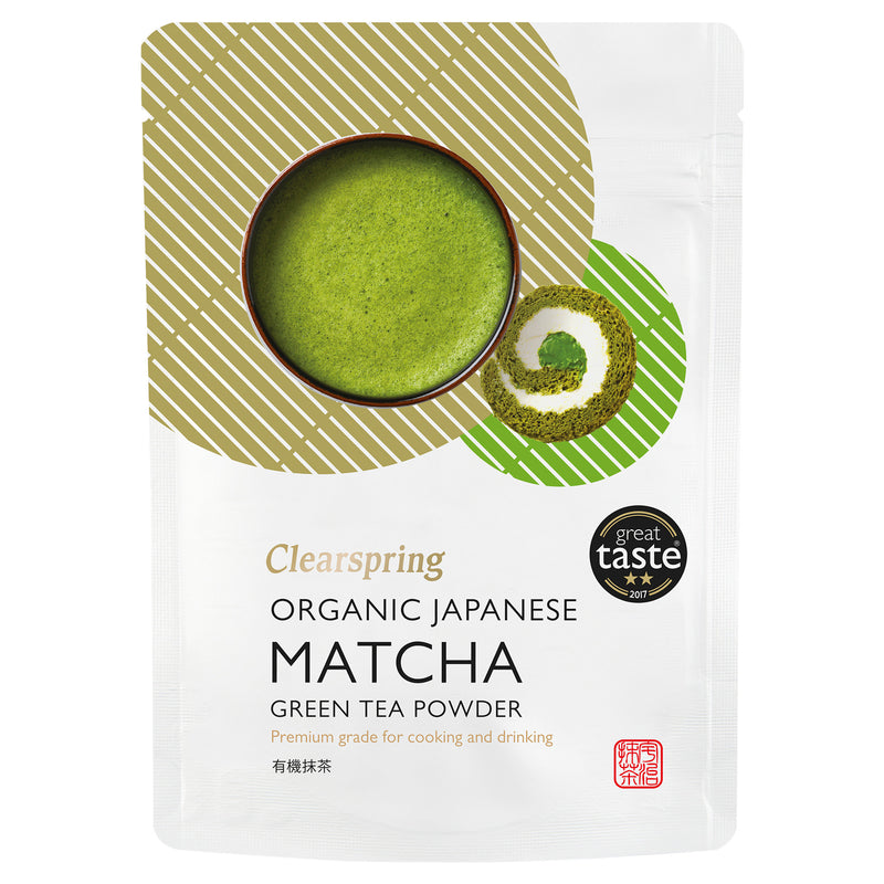 Organic Matcha Powder Pouch - 40g - Clearspring