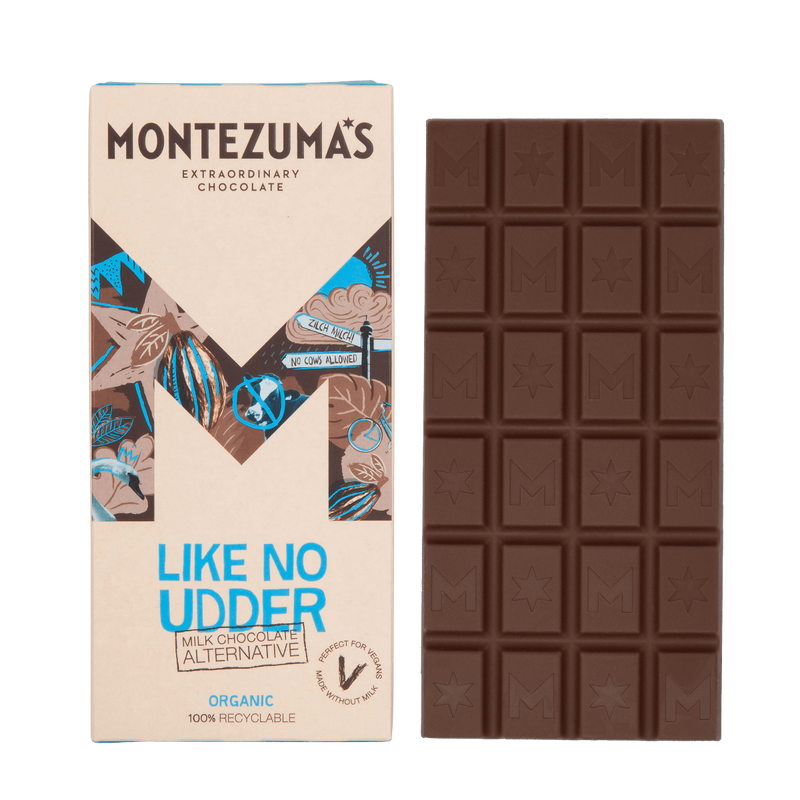 Montezuma's Like No Udder - Organic Milk Chocolate Alternative - 90g