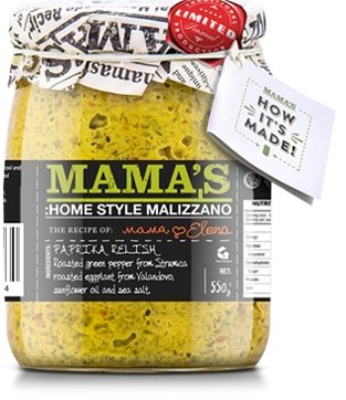 Mama's: Malezzano Green (Hot) - 550g - Wholefood Earth® - 5310146001485