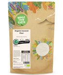 Organic Coconut Flour | GMO Free | Vegan | High Fibre - Wholefood Earth® - 5060470144296