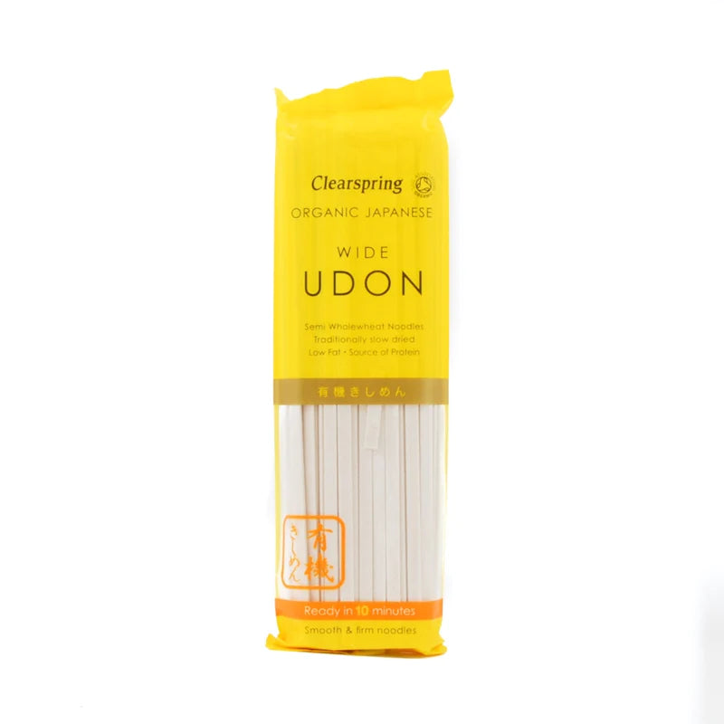 Japanese Wide Udon Noodles - 200g - Clearspring