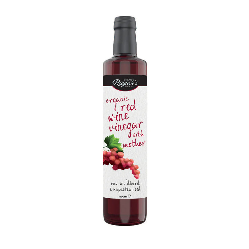 Organic Red Wine Vinegar with Mother - 500ml - Rayner's